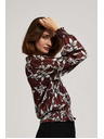 Moodo Damen Bluse Gemustert Moodo