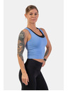 Nebbia Sportliches Crop-Top in schmaler Passform 422 Nebbia