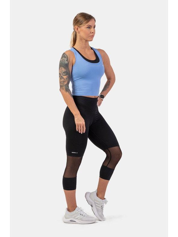 Nebbia Sportliches Crop-Top in schmaler Passform 422 Nebbia