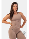 Nebbia Rippenstrick-Tanktop aus Bio-Baumwolle 414 Nebbia