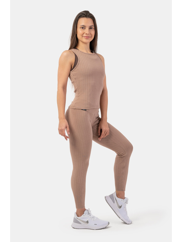 Nebbia Rippenstrick-Tanktop aus Bio-Baumwolle 414 Nebbia