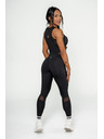 Nebbia NEBBIA Damen Crop Top mit hohem Träger INTENSE Mesh 842 Gold Nebbia