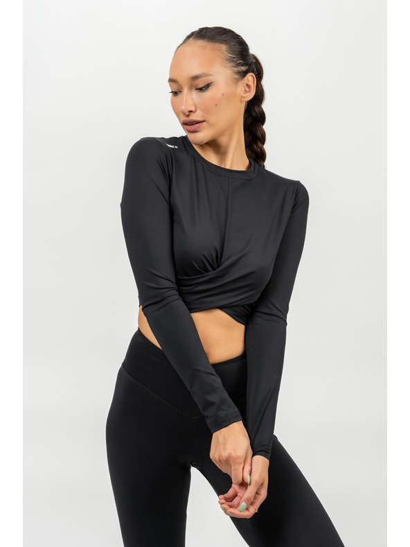 Nebbia Crop-Top mit langen Ärmeln ELEVATED 468