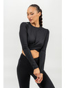Nebbia Crop-Top mit langen Ärmeln ELEVATED 468
