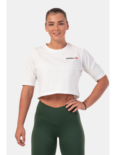 Nebbia Minimalistisches Logo NEBBIA Crop-Top 600 Nebbia