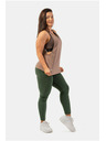 Nebbia Locker sitzendes "Feeling Good" Tank-Top mit überkreuztem Rücken 419 Brown Nebbia