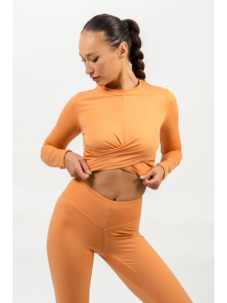 Nebbia Crop-Top mit langen Ärmeln ELEVATED 468