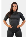Nebbia Python-T-Shirt mit Schlangenhautmuster 416 Nebbia