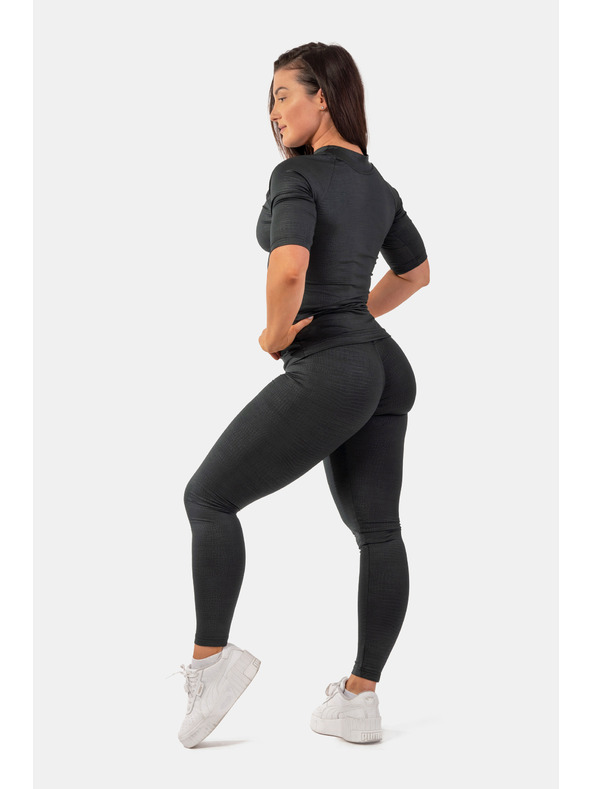 Nebbia Python-T-Shirt mit Schlangenhautmuster 416 Nebbia