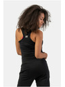 Nebbia Sportliches Slim-fit Crop-Tank-Top 422 Schwarz