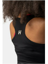 Nebbia Sportliches Slim-fit Crop-Tank-Top 422 Schwarz