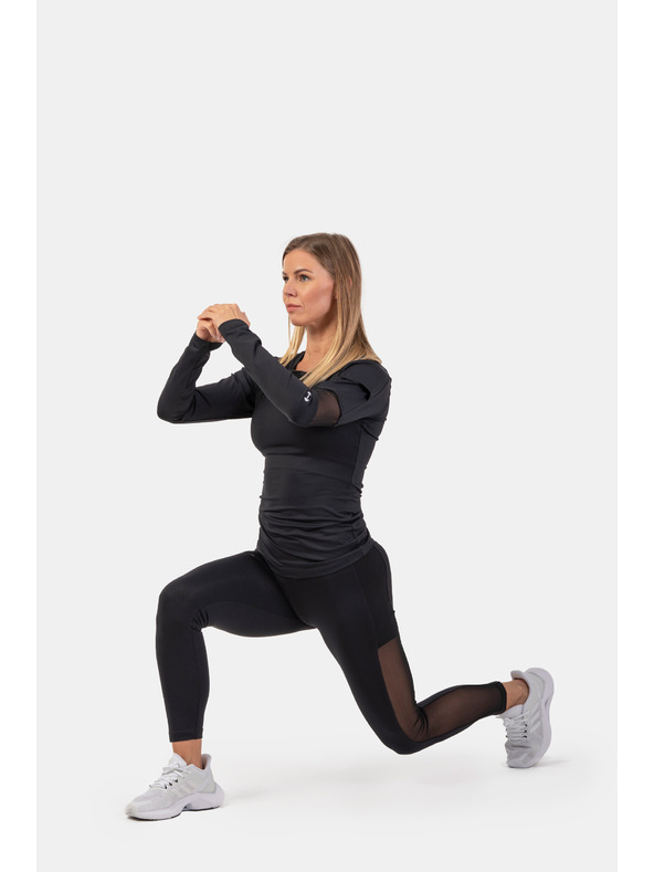 Nebbia Smart Pocket Langarm-Funktions-T-Shirt 418 Nebbia