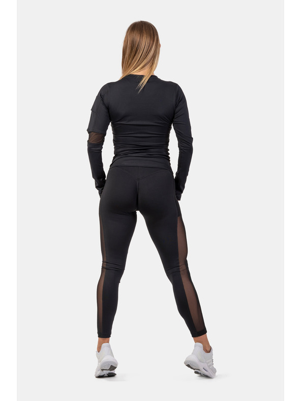 Nebbia Smart Pocket Langarm-Funktions-T-Shirt 418 Nebbia