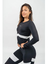Nebbia Schwarzes langärmeliges Top TRUE HERO 242