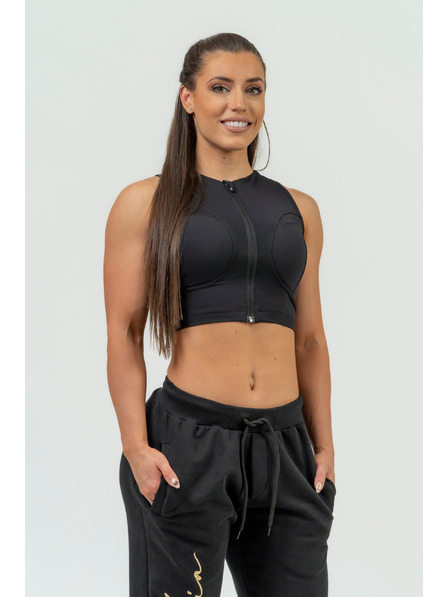 Nebbia NEBBIA Damen Crop Top mit hoher Unterstützung INTENSE Mesh 842 Nebbia