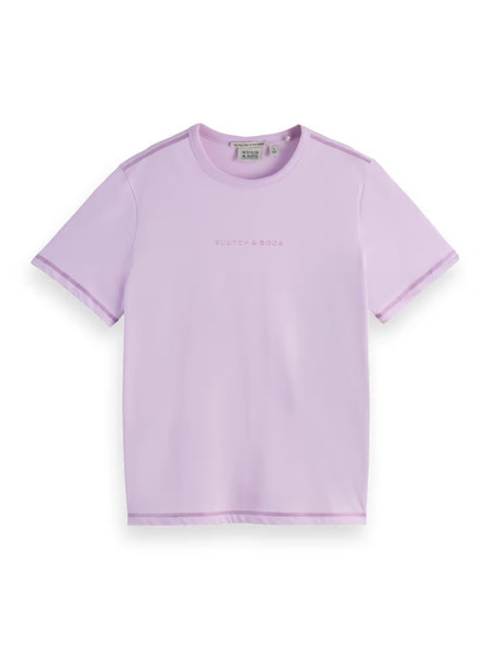 Scotch & Soda Hellviolettes Scotch & Soda Damen-T-Shirt