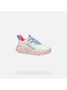 Geox White Geox Flexyper Fast Girls Sneakers