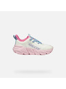 Geox White Geox Flexyper Fast Girls Sneakers