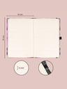 NOTIQUE NOTIQUE-Notizen Sakura, gefüttert, 13 x 21 cm