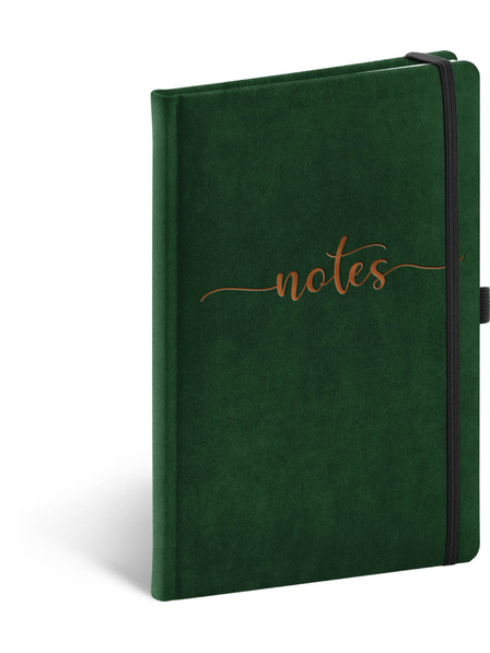 NOTIQUE NOTIQUE-Notizen Velvet Typo, liniert, 13 × 21 cm BAAGL