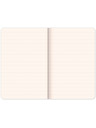 NOTIQUE NOTIQUE-Notizen Velvet Typo, liniert, 13 × 21 cm BAAGL