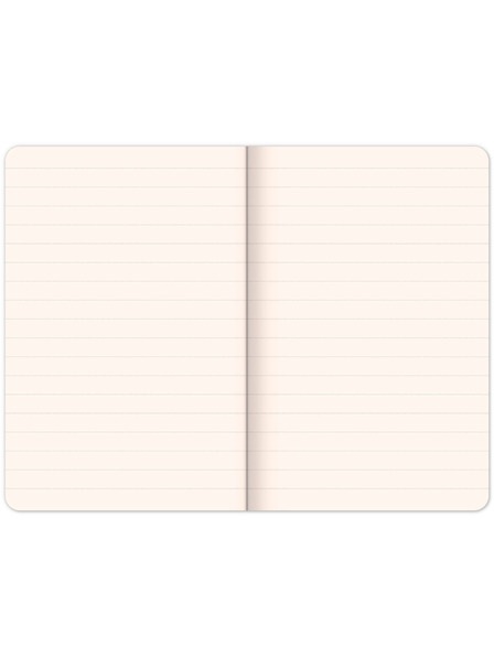 NOTIQUE NOTIQUE-Notizen Velvet Typo, liniert, 13 × 21 cm BAAGL