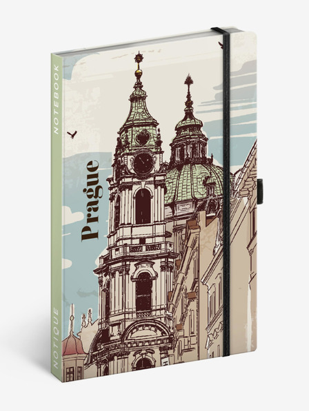 NOTIQUE NOTIQUE-Notizen Prag, liniert, 13 x 21 cm