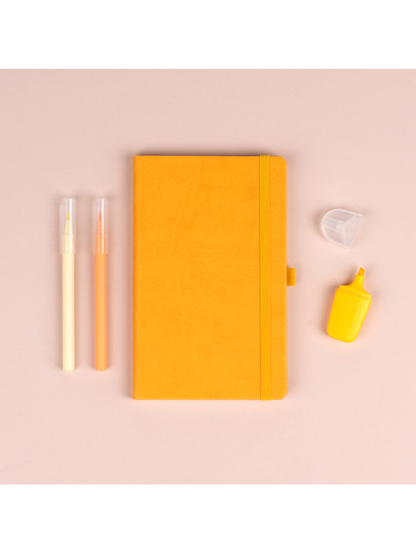 NOTIQUE NOTIQUE-Notizen Gelb, liniert, 13 x 21 cm