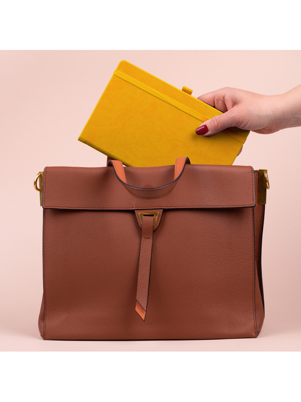 NOTIQUE NOTIQUE-Notizen Gelb, liniert, 13 x 21 cm