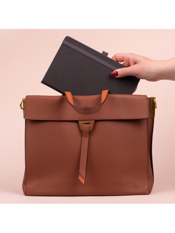 NOTIQUE NOTIQUE-Notizen Grau, gepunktet, 13 x 21 cm BAAGL