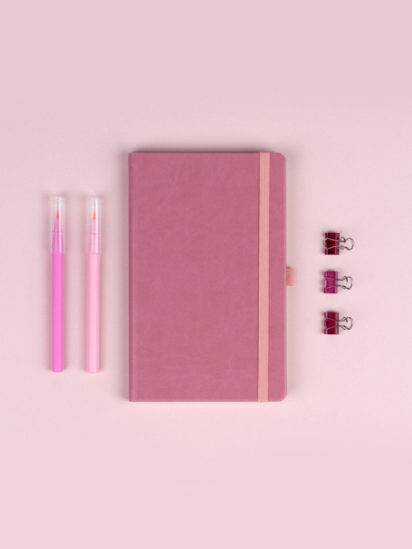 NOTIQUE NOTIQUE Notizen Rosa, gefüttert, 13 x 21 cm