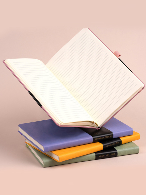 NOTIQUE NOTIQUE Notizen Rosa, gefüttert, 13 x 21 cm