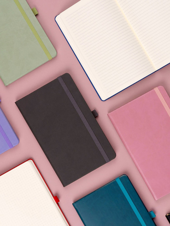 NOTIQUE NOTIQUE Notizen Rosa, gefüttert, 13 x 21 cm