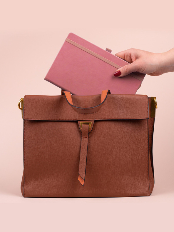 NOTIQUE NOTIQUE Notizen Rosa, gefüttert, 13 x 21 cm