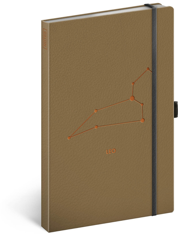 NOTIQUE NOTIQUE Notes Sternzeichen Löwe, liniert, 13 x 21 cm BAAGL