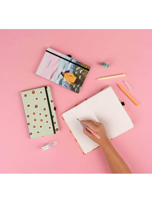 NOTIQUE NOTIQUE Notes Monstera, liniert, 13 x 21 cm BAAGL