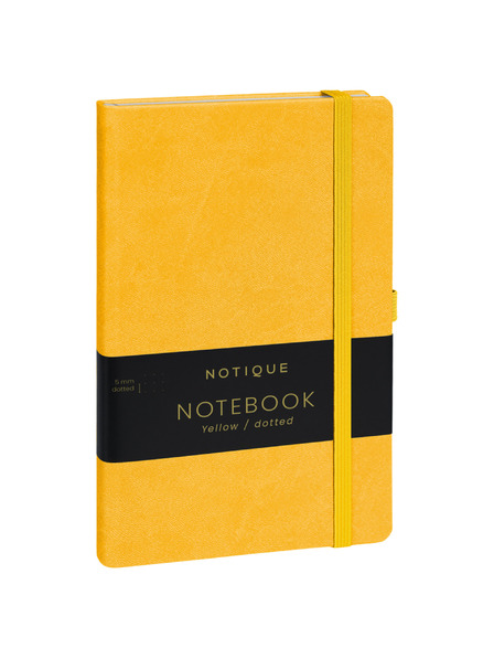 NOTIQUE NOTIQUE-Notizen Gelb, gepunktet, 13 x 21 cm