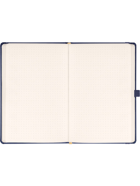 NOTIQUE NOTIQUE Notizen Balacron, dunkelblau, gepunktet, 15 x 21 cm