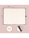 NOTIQUE NOTIQUE Notizen Balacron, dunkelblau, gepunktet, 15 x 21 cm
