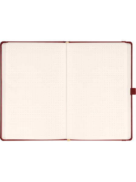 NOTIQUE NOTIQUE Notes Aprint Neo, burgunderrot, gepunktet, 15 x 21 cm