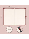NOTIQUE NOTIQUE Notes Aprint Neo, burgunderrot, gepunktet, 15 x 21 cm