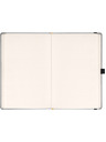 NOTIQUE NOTIQUE Notes Balacron, silber, gepunktet, 15 x 21 cm