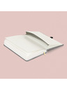 NOTIQUE NOTIQUE Notes Balacron, silber, gepunktet, 15 x 21 cm