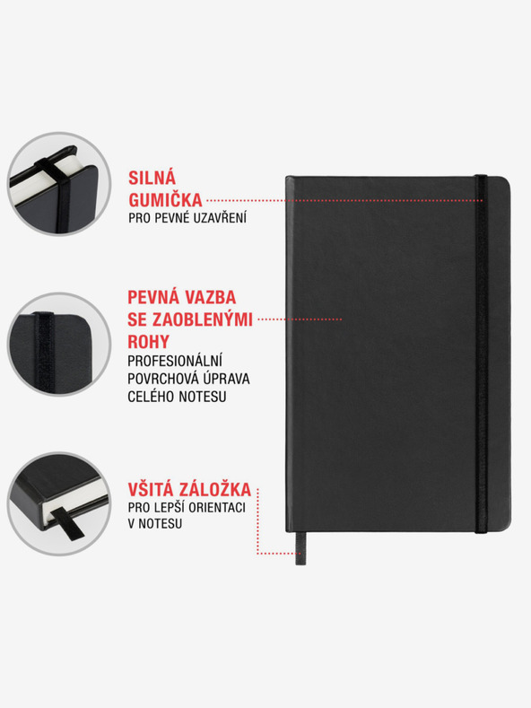 NOTIQUE NOTIQUE Notes Piggie, gefüttert, 11 x 16 cm