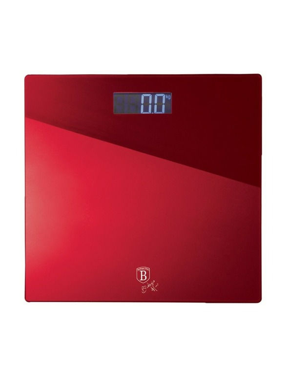 Berlingerhaus Digitale Personenwaage 150 kg Burgundy Metallic Line BERLINGERHAUS
