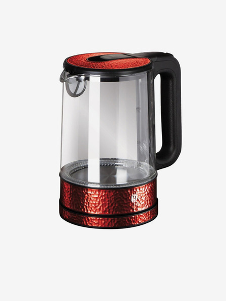 Berlingerhaus Elektrischer Wasserkocher 1,7 l Burgund Metallic Line BlackSmith BERLINGERHAUS