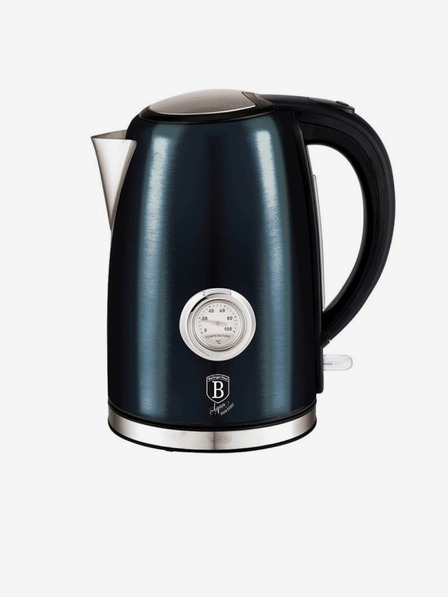 Berlingerhaus Wasserkocher 1,7 l mit Thermometer Aquamarin Metallic Line BERLINGERHAUS