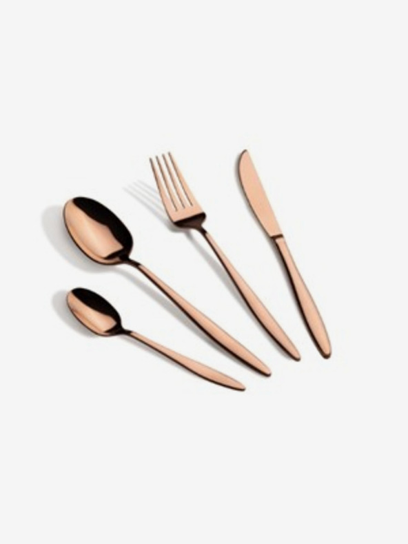 Berlingerhaus Edelstahl-Besteck-Set 24-teilig BERLINGERHAUS Rosegold Metallic Line