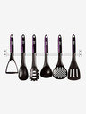 Berlingerhaus Küchenutensilien mit Wandhalter 7-teilig Purple Eclipse Collection BERLINGERHAUS