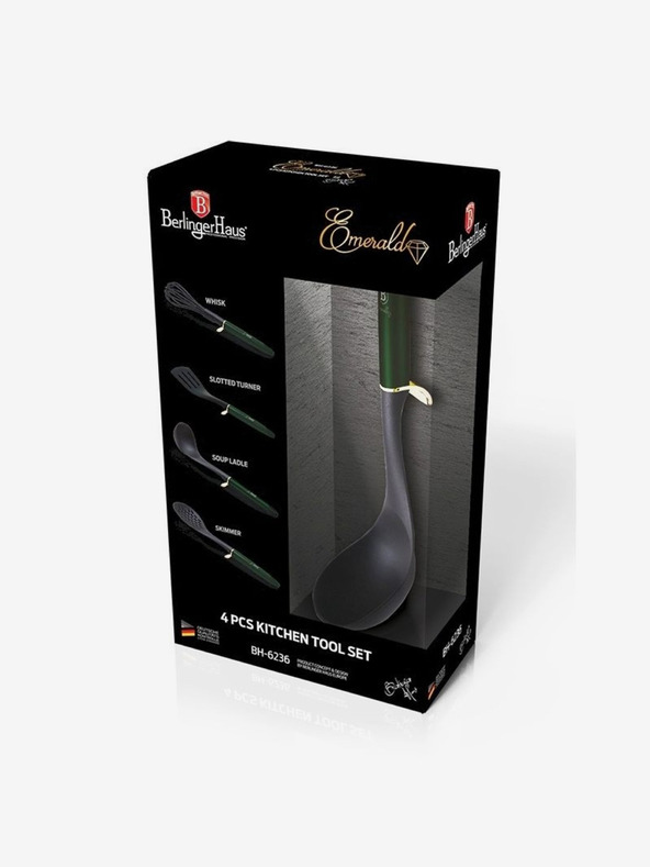 Berlingerhaus Küchenutensilien 4er Set Emerald Collection BERLINGERHAUS